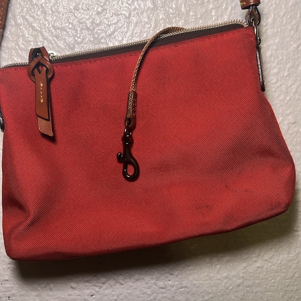 Dooney and Bourke orange small Crossbody bag made of canvas - Picture 7 of 10